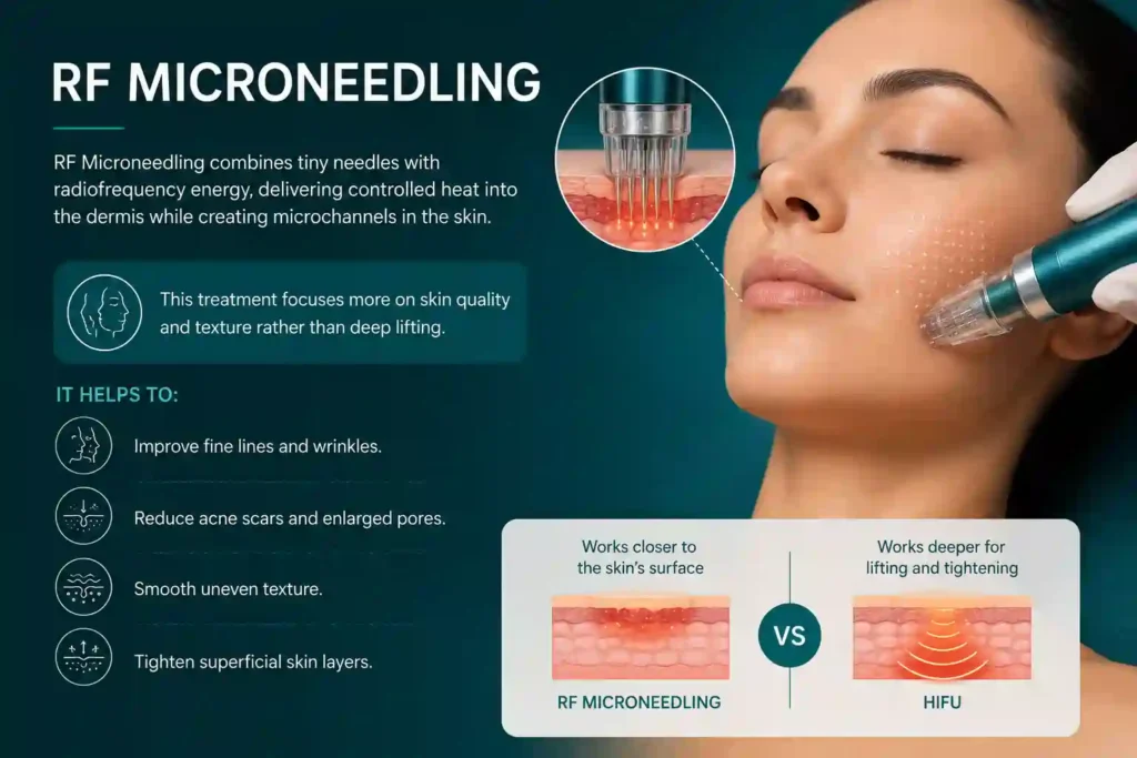 What Does RF Microneedling Do That HIFU Alone Cannot Enfield