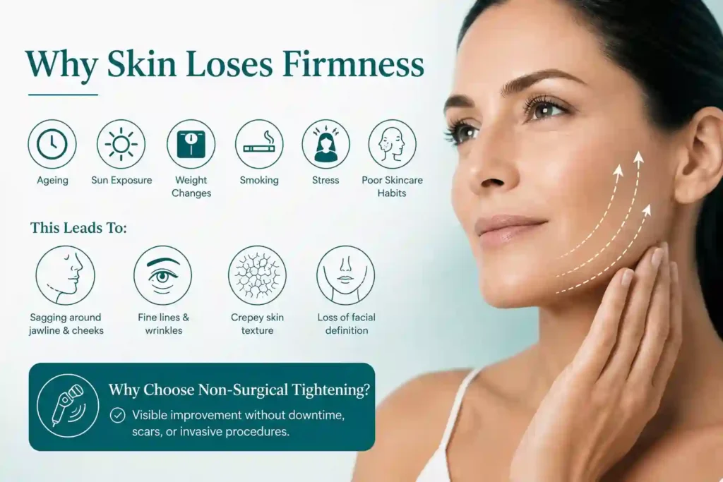 What Makes Skin Lose Firmness and Why Do People Seek Non-Surgical Tightening Enfield?