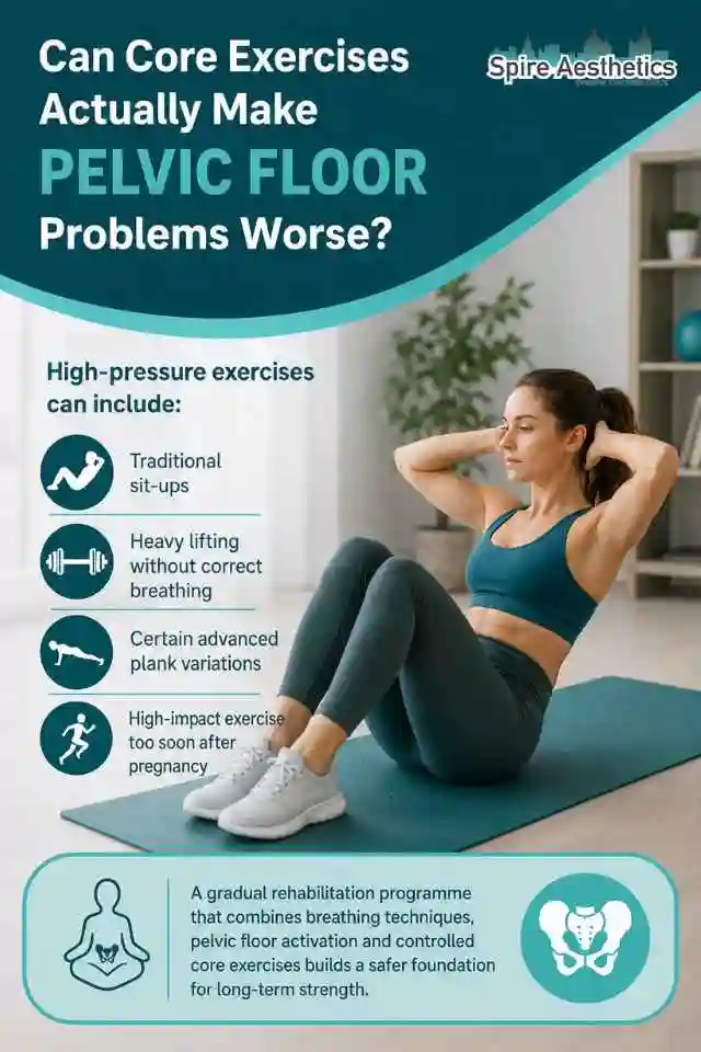Can Strengthening Your Core Alone Actually Make Pelvic Floor Problems Worse Enfield?